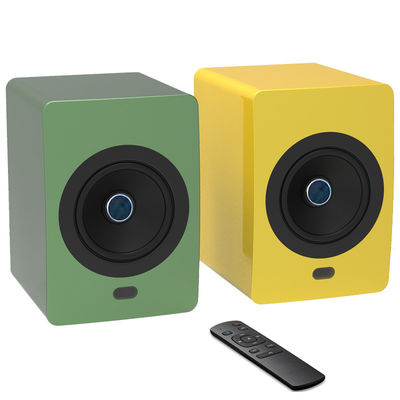 Yerleşik güçlendirici ve 5.25 sürücüsü ile güçlendirilmiş kitap rafı hoparlörleri Bluetooth TWS hoparlörleri ile çalma masası, TV, PC ve kablosuz müzik akışı